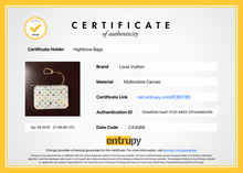 Load image into Gallery viewer, Louis Vuitton Pochette Monogram Multicolore Cles Nm Keys 232028