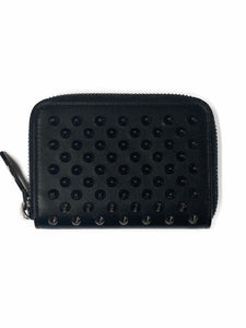 Christian Louboutin Black Studded Leather Coin Purse