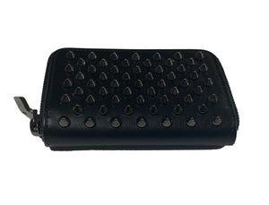 Christian Louboutin Black Studded Leather Coin Purse
