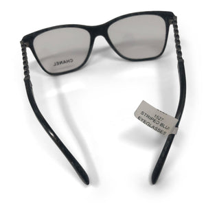 Chanel Reading Glasses 3320 1527 Striped Blue