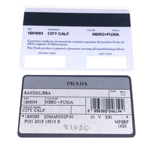 Load image into Gallery viewer, Prada Black City Calf Leather Logo Print  Bag 1BH093