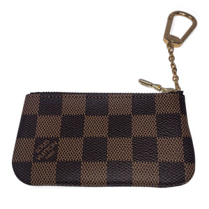 Louis Vuitton Pochette Cles Key Pouch in Damier Ebene