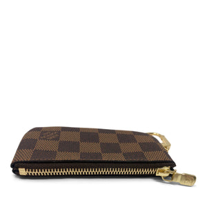 Louis Vuitton Pochette Cles Key Pouch in Damier Ebene