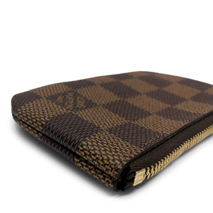 Louis Vuitton Pochette Cles Key Pouch in Damier Ebene