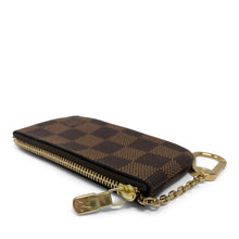 Load image into Gallery viewer, Louis Vuitton Pochette Cles Key Pouch in Damier Ebene