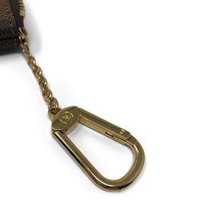 Louis Vuitton Pochette Cles Key Pouch in Damier Ebene